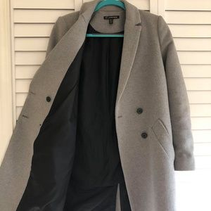 Zara Women's Wool Button Coat